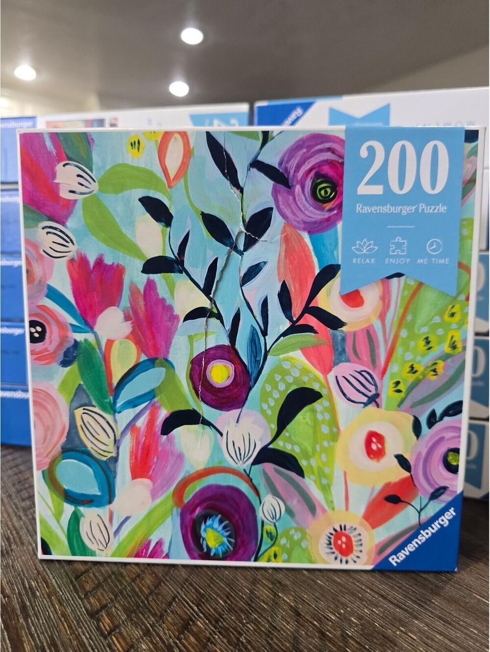 Ravensburger 200-Piece Puzzle Moment Bouquet Floral Puzzle